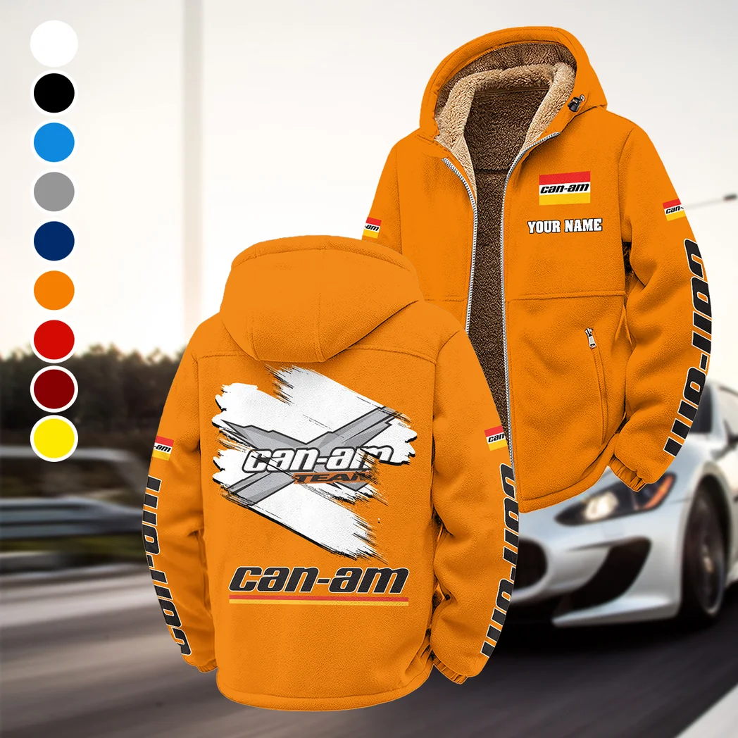 High-Performance Off-Roader Winter Fleece Jacket, Heavy-Duty Cold Fleece HVN1452CA - Orange
