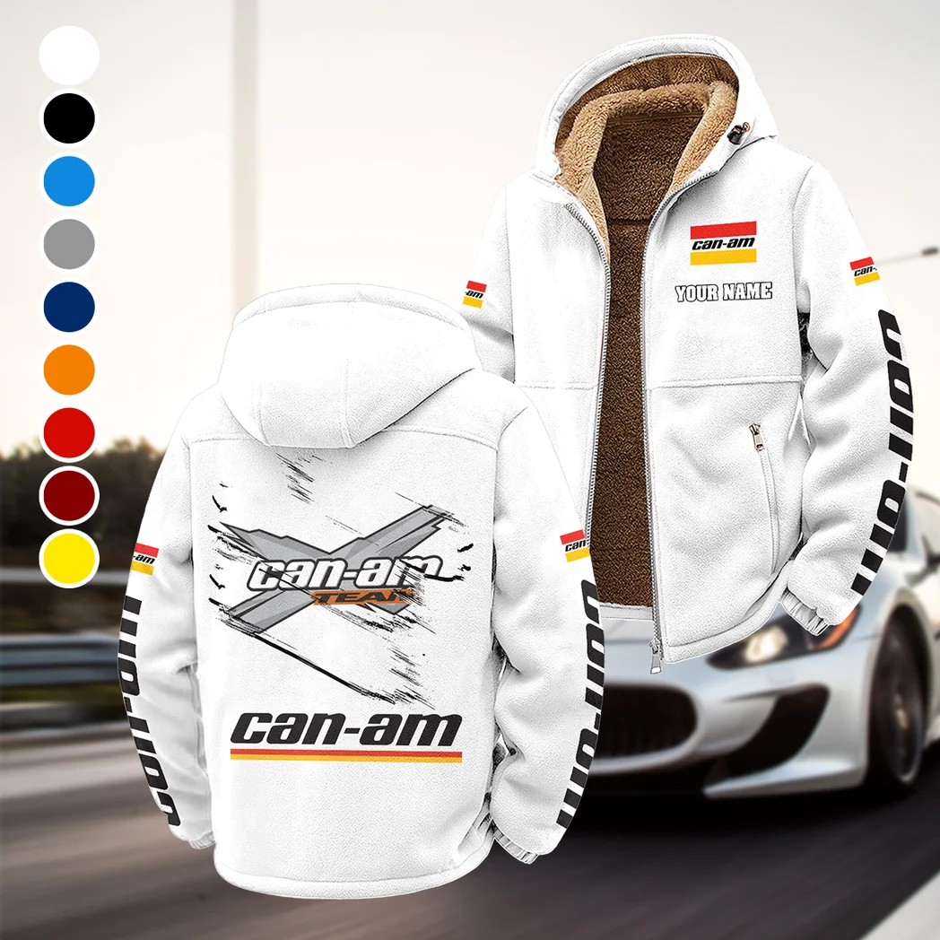 High-Performance Off-Roader Winter Fleece Jacket, Heavy-Duty Cold Fleece HVN1452CA - White