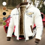 Classic Speedster Fleece-Lined Hooded Jacket, Elite Athlete Winter Jacket HVN1452CC - White