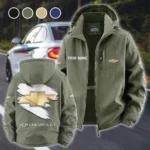Everyday Utility Vehicle Fleece Windbreaker Jacket, High-Output Training Jacket HVN1452CE - Green