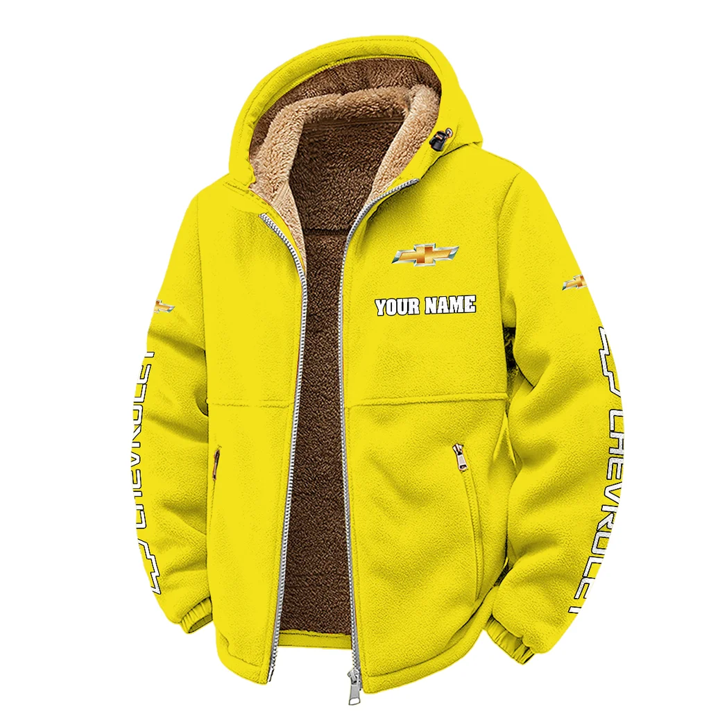 Everyday Utility Vehicle Winter Fleece Jacket, Dynamic Winter Training Top HVN1452CE - Yellow - Image 2