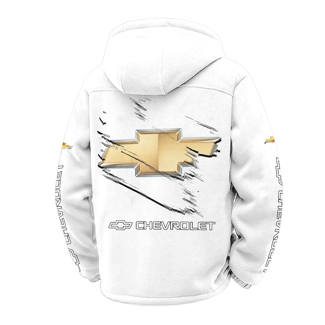 Everyday Utility Vehicle Winter Fleece Jacket, Dynamic Winter Training Top HVN1452CE - White - Image 3