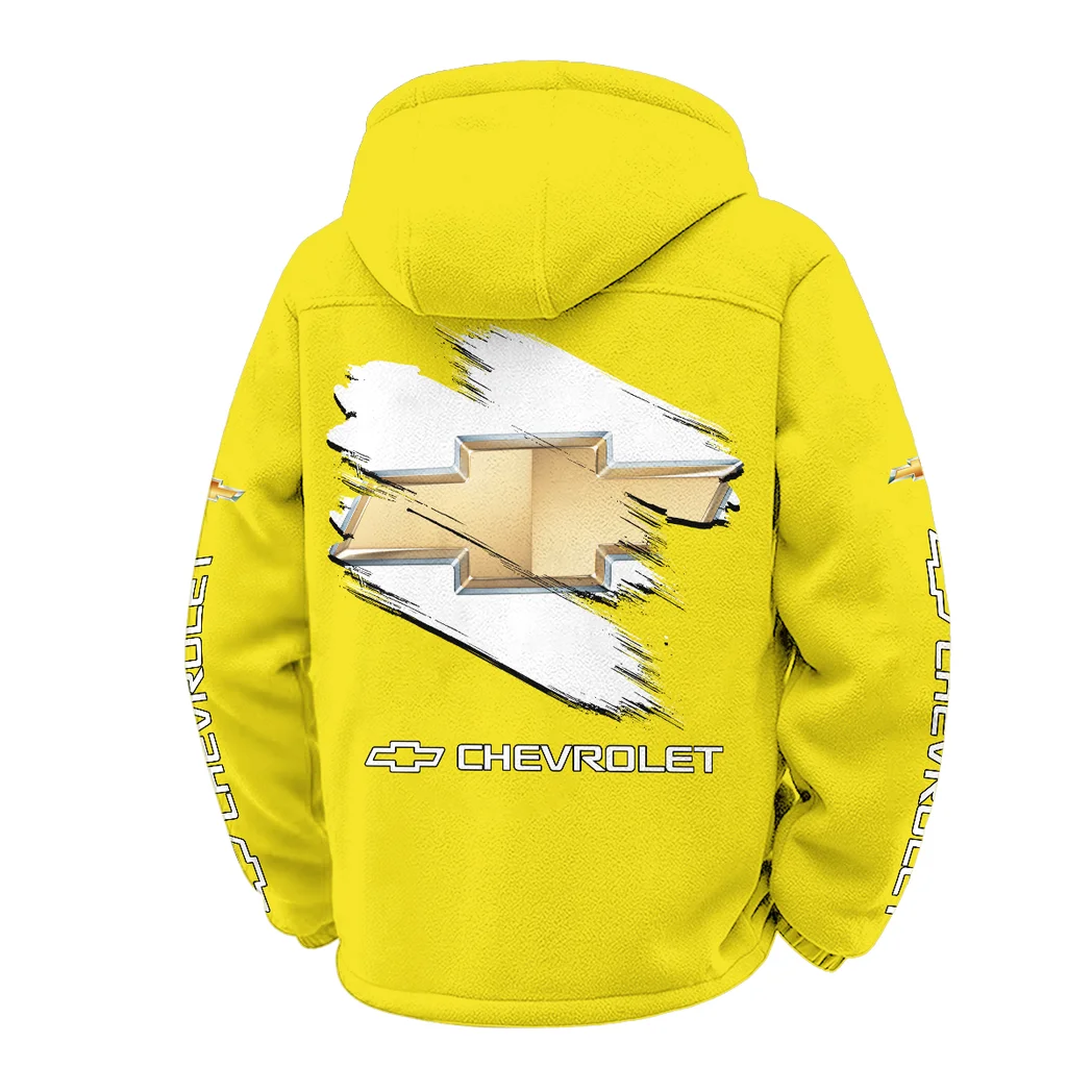Everyday Utility Vehicle Winter Fleece Jacket, Dynamic Winter Training Top HVN1452CE - Yellow - Image 3