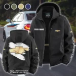 Iconic Muscle Ride Fleece Windbreaker Jacket, Performance Barrier Jacket HVN1452CH - Black