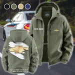 Iconic Muscle Ride Fleece Windbreaker Jacket, Performance Barrier Jacket HVN1452CH - Green