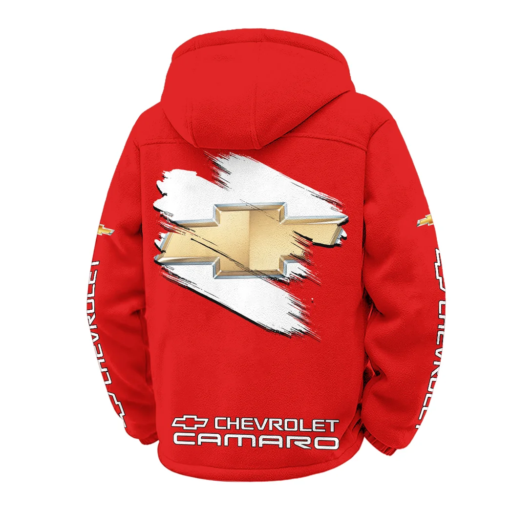Iconic Muscle Ride Winter Fleece Jacket, Multi-Sport Winter Layer HVN1452CH - Red - Image 3