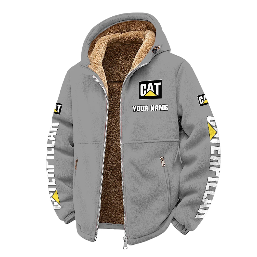 Dump Hauler Winter Fleece Jacket, Technical Mid-Layer Jacket HVN1452CI - Grey - Image 2