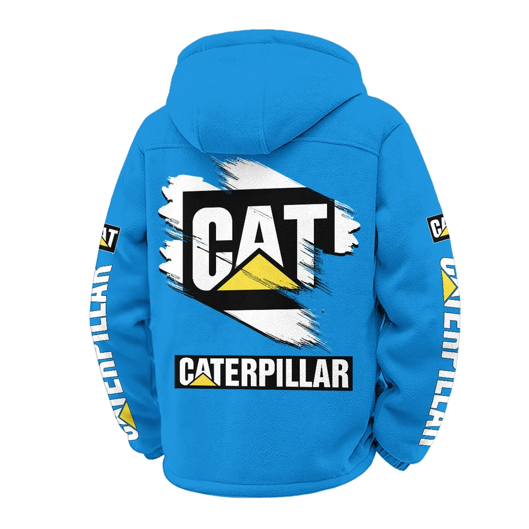 Dump Hauler Winter Fleece Jacket, Technical Mid-Layer Jacket HVN1452CI - Cyan - Image 3