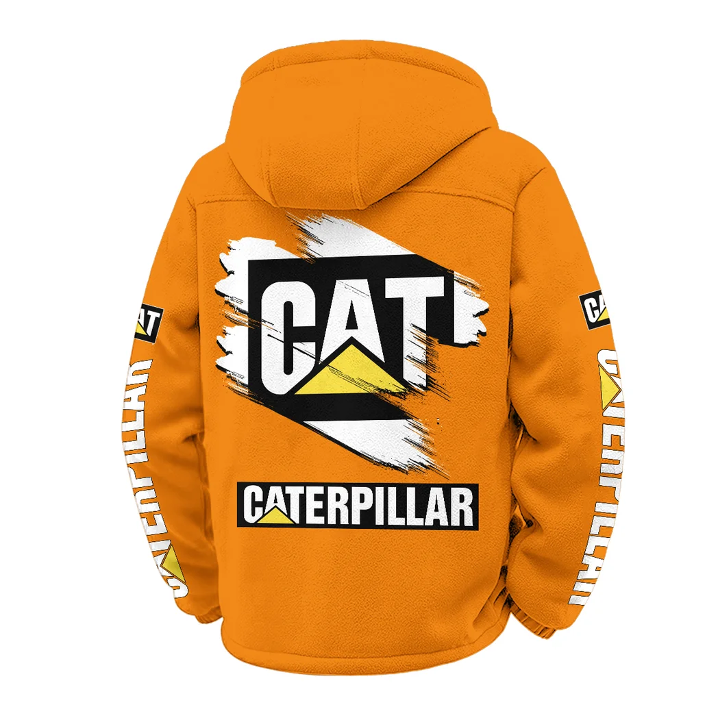 Dump Hauler Winter Fleece Jacket, Technical Mid-Layer Jacket HVN1452CI - Orange - Image 3