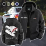 American Supercar Fleece Windbreaker Jacket, Endurance Sport Barrier HVN1452CO - Black