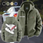 American Supercar Fleece Windbreaker Jacket, Endurance Sport Barrier HVN1452CO - Green