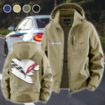 American Supercar Fleece Windbreaker Jacket, Endurance Sport Barrier HVN1452CO - Khaki
