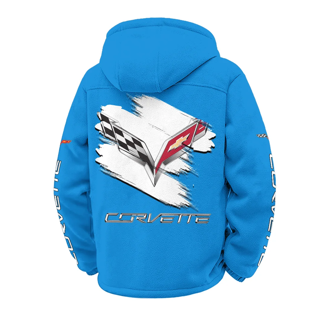American Supercar Winter Fleece Jacket, Snow-Ready Active Fleece HVN1452CO - Cyan - Image 3