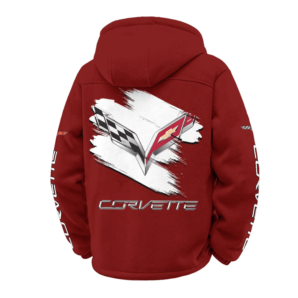 American Supercar Winter Fleece Jacket, Snow-Ready Active Fleece HVN1452CO - Wine - Image 3