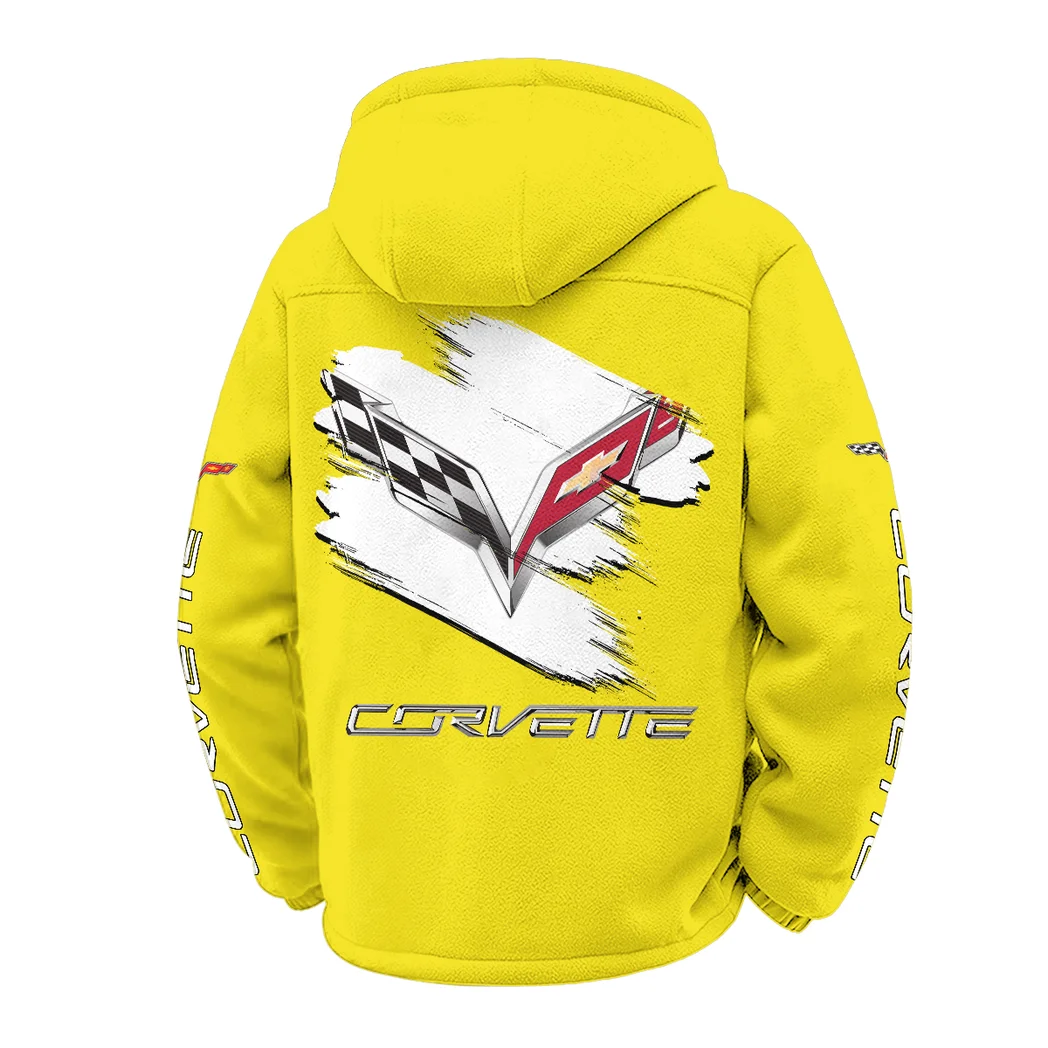 American Supercar Winter Fleece Jacket, Snow-Ready Active Fleece HVN1452CO - Yellow - Image 3