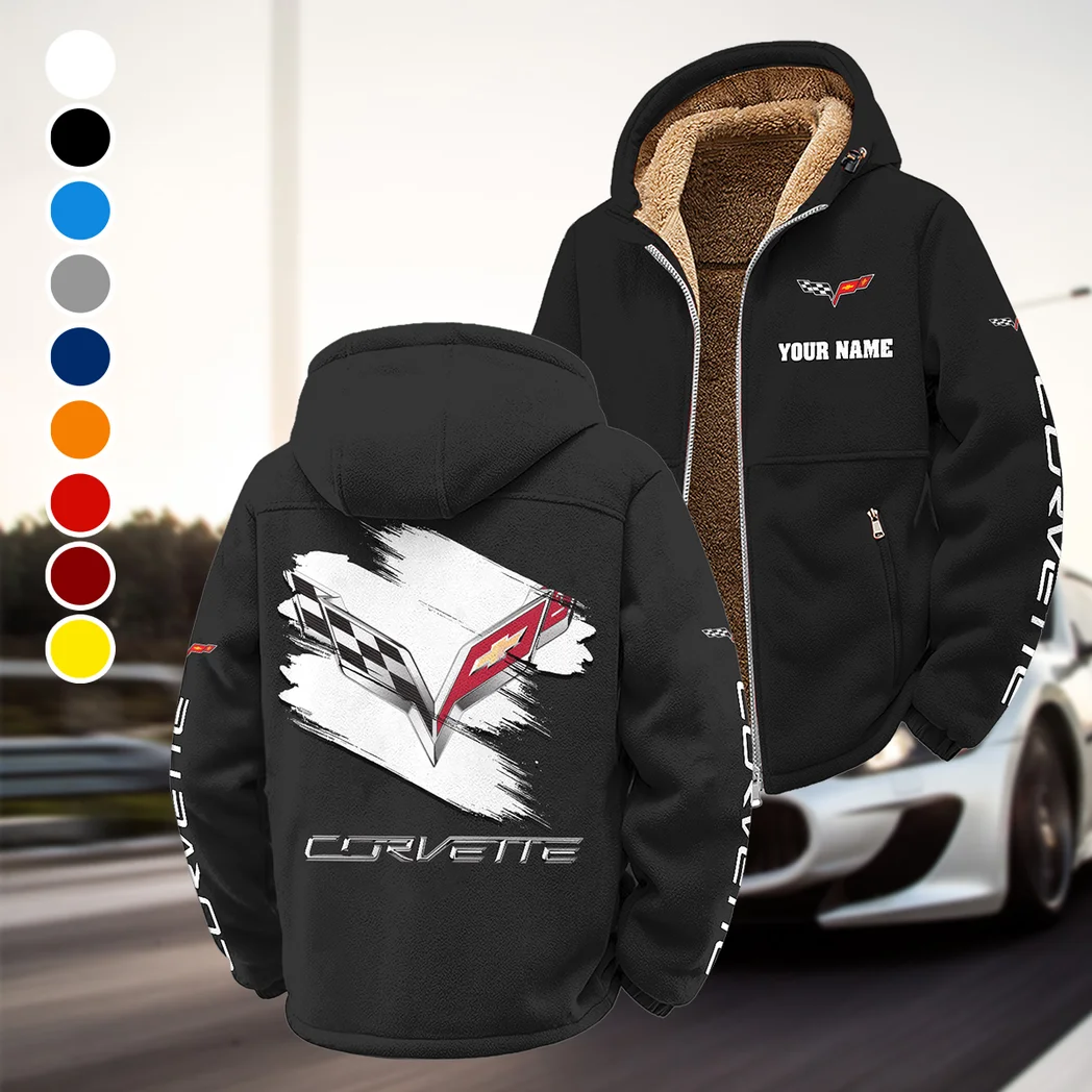 American Supercar Winter Fleece Jacket, Snow-Ready Active Fleece HVN1452CO - Black