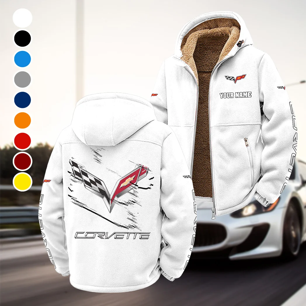 American Supercar Winter Fleece Jacket, Snow-Ready Active Fleece HVN1452CO - White