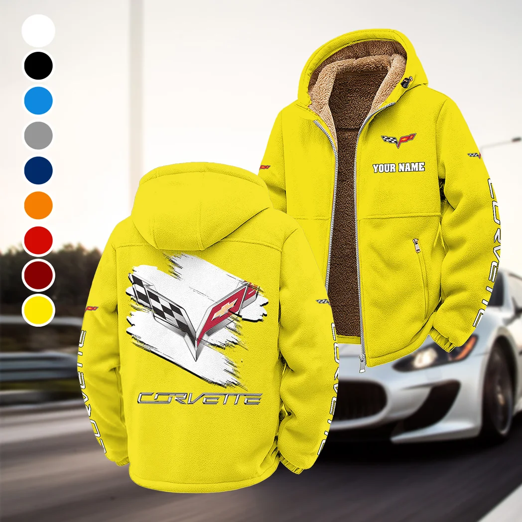 American Supercar Winter Fleece Jacket, Snow-Ready Active Fleece HVN1452CO - Yellow