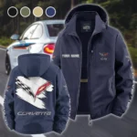 Lightweight Performance Car Fleece Windbreaker Jacket, Cold-Air Cycling Shell HVN1452CO - Navy