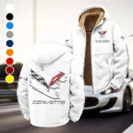 Lightweight Performance Car Winter Fleece Jacket, All-Mountain Sport Jacket HVN1452CO - White