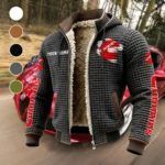 PowerPlus Motors Fleece-Lined Hooded Jacket, Sub-Zero Fleece-Lined Shield HVN1452CU - Grey