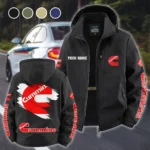 PowerPlus Motors Fleece Windbreaker Jacket, Mountain Ascent Windbreaker HVN1452CU - Black