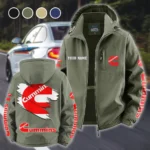 PowerPlus Motors Fleece Windbreaker Jacket, Mountain Ascent Windbreaker HVN1452CU - Green