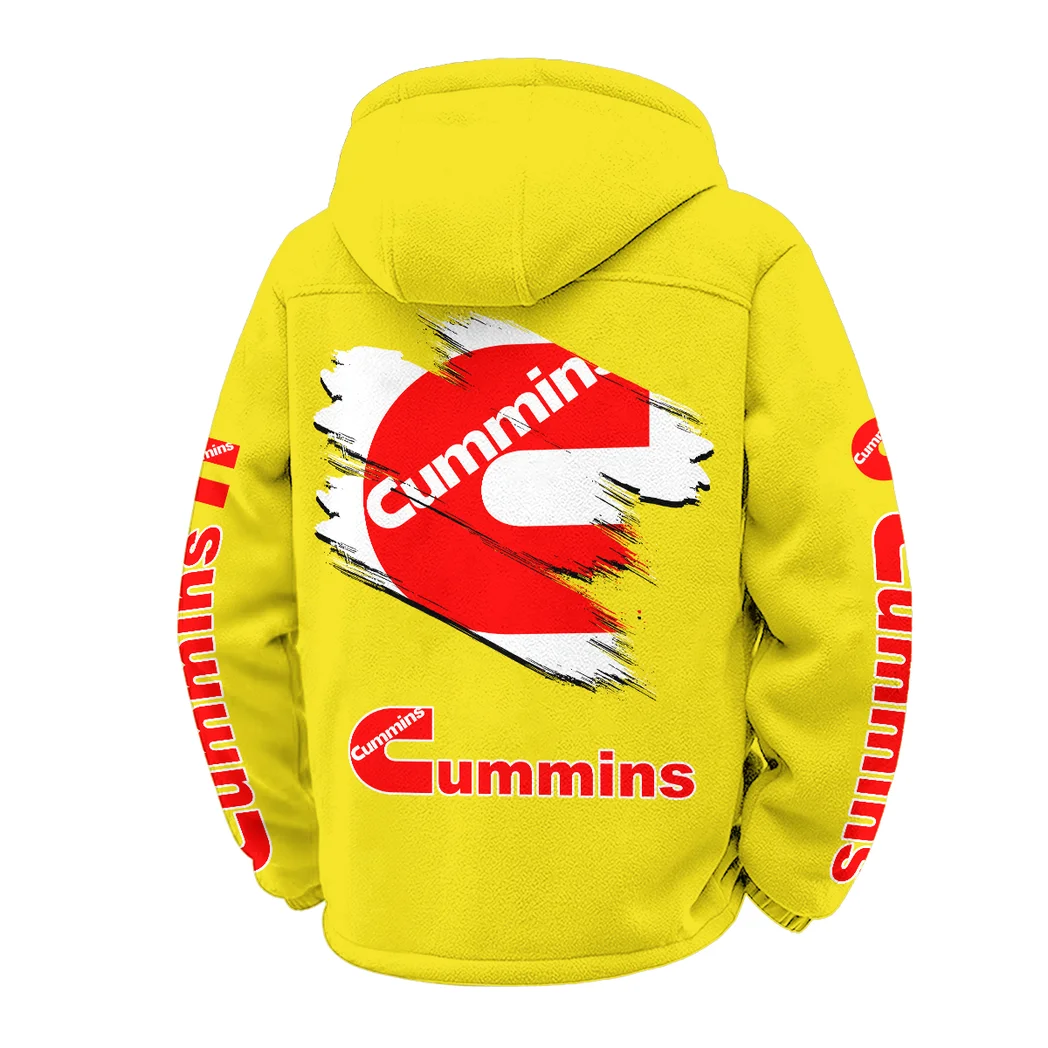 PowerPlus Motors Winter Fleece Jacket, Cross-Training Thermal Zip HVN1452CU - Yellow - Image 3