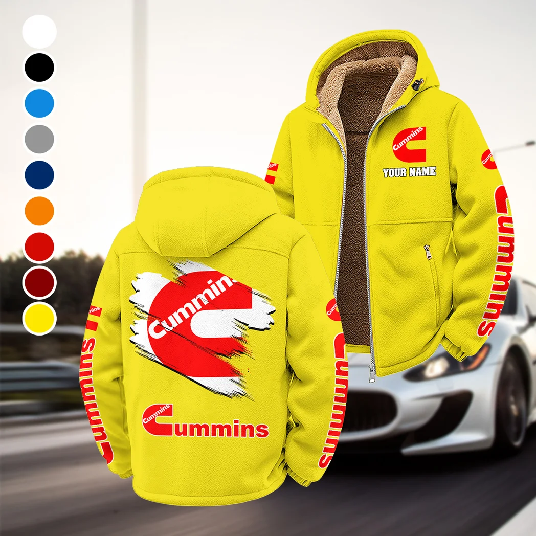 PowerPlus Motors Winter Fleece Jacket, Cross-Training Thermal Zip HVN1452CU - Yellow
