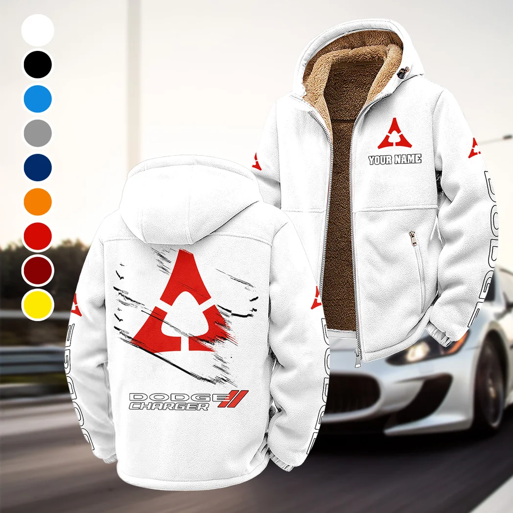 Sporty Four-Door Winter Fleece Jacket, Ski & Snowboard Mid-Layer HVN1452DC - White