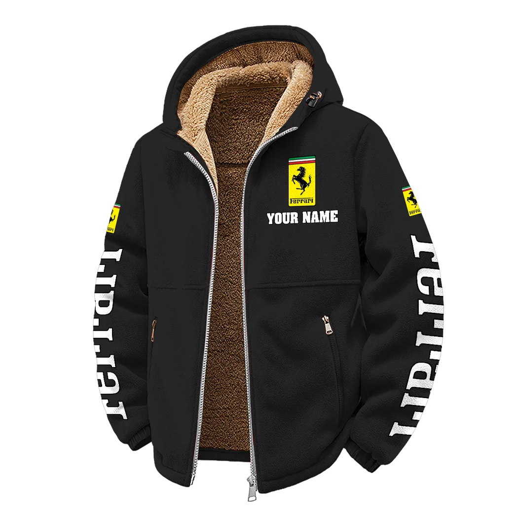 High-Performance Coupe Winter Fleece Jacket, Winter Endurance Jacket HVN1452FE - Black - Image 2