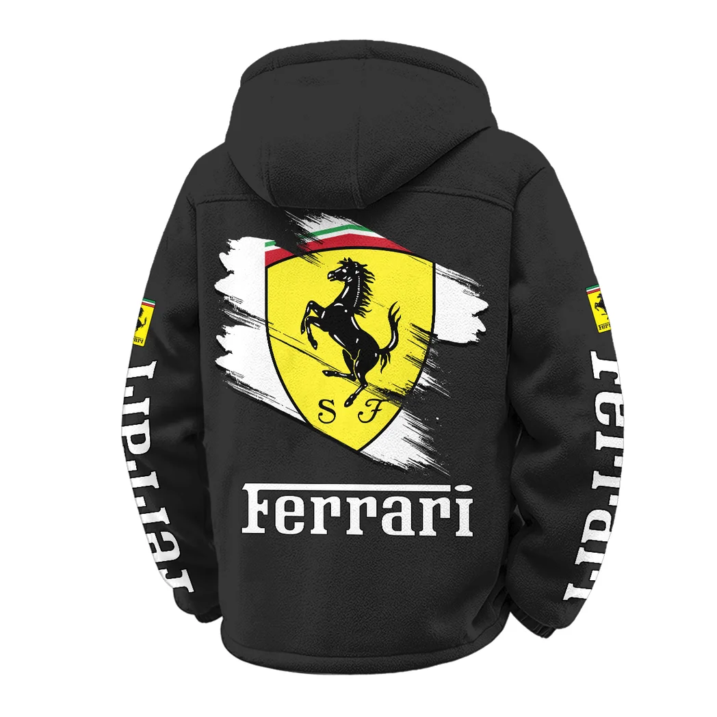 High-Performance Coupe Winter Fleece Jacket, Winter Endurance Jacket HVN1452FE - Black - Image 3