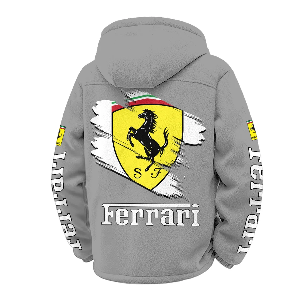 High-Performance Coupe Winter Fleece Jacket, Winter Endurance Jacket HVN1452FE - Grey - Image 3