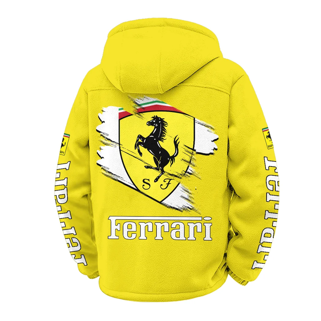 High-Performance Coupe Winter Fleece Jacket, Winter Endurance Jacket HVN1452FE - Yellow - Image 3