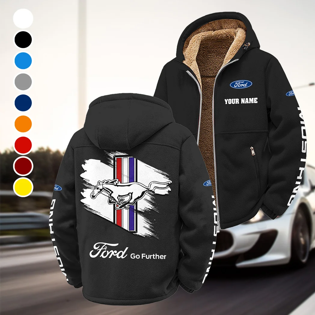 Street Performance Car Winter Fleece Jacket, Ultra-Soft Fleece Shell HVN1452FM - Black