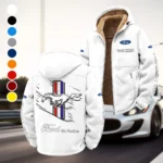 Street Performance Car Winter Fleece Jacket, Ultra-Soft Fleece Shell HVN1452FM - White