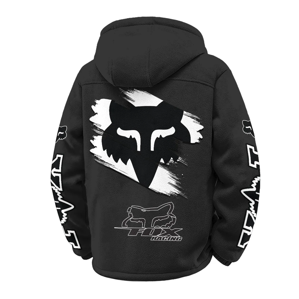 Enduro Gear Winter Fleece Jacket, Brushed Interior Winter Fleece HVN1452FR - Black - Image 3