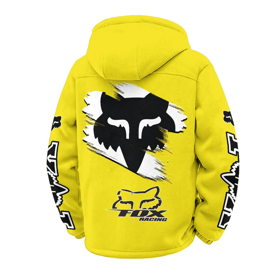 Enduro Gear Winter Fleece Jacket, Brushed Interior Winter Fleece HVN1452FR - Yellow - Image 3