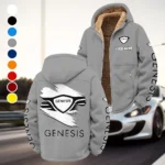 Modern Crossover Winter Fleece Jacket, Luxe Microfleece Pullover HVN1452GE - Grey