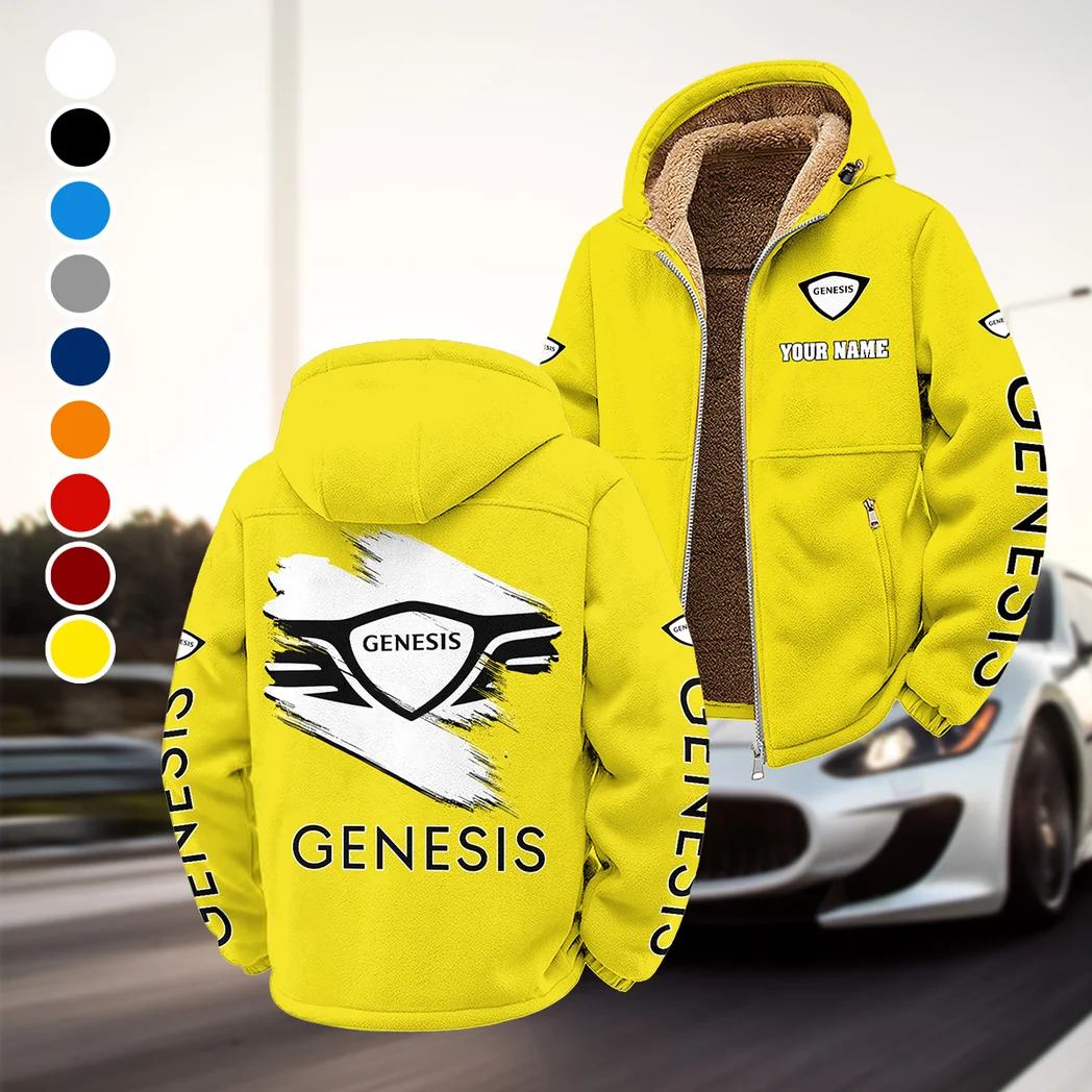 Modern Crossover Winter Fleece Jacket, Luxe Microfleece Pullover HVN1452GE - Yellow