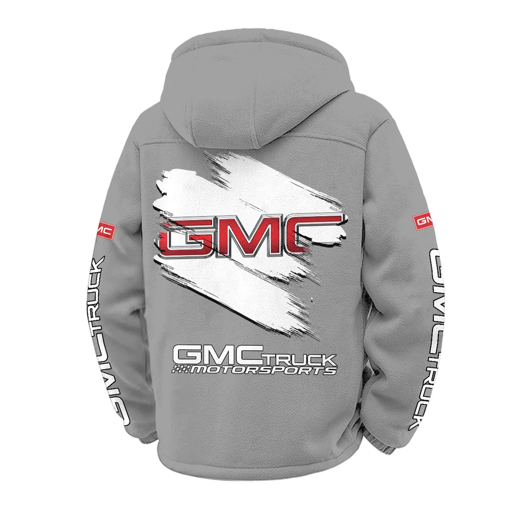 American Truck Winter Fleece Jacket, Anti-Pill Thermal Fleece HVN1452GM - Grey - Image 3