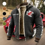 Bold Life Fleece-Lined Hooded Jacket, Luxe Cloud-Fleece Hooded Shell HVN1452HC - Grey