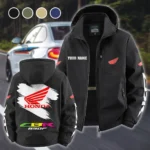 Bold Life Fleece Windbreaker Jacket, Midweight Thermal Windbreaker HVN1452HC - Black