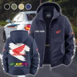 Bold Life Fleece Windbreaker Jacket, Midweight Thermal Windbreaker HVN1452HC - Navy