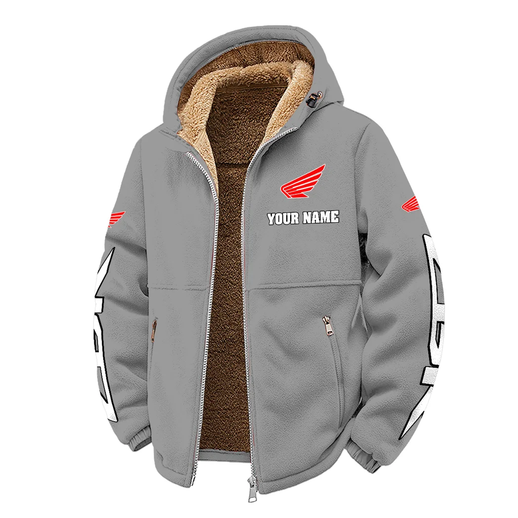 Bold Life Winter Fleece Jacket, High-Density Comfort Fleece HVN1452HC - Grey - Image 2