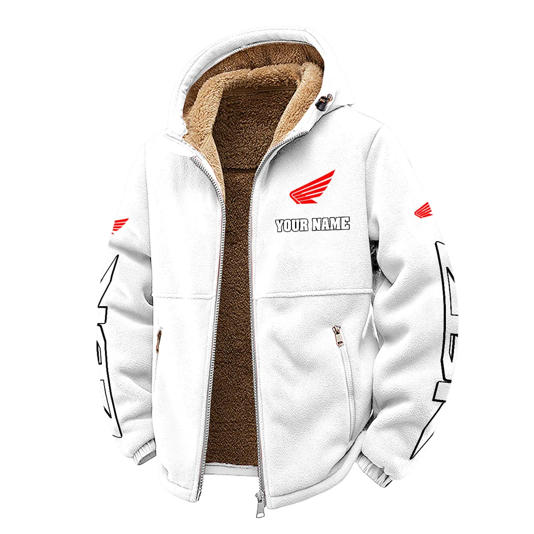 Bold Life Winter Fleece Jacket, High-Density Comfort Fleece HVN1452HC - White - Image 2
