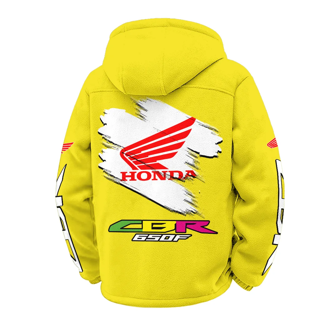 Bold Life Winter Fleece Jacket, High-Density Comfort Fleece HVN1452HC - Yellow - Image 3