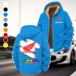 Bold Life Winter Fleece Jacket, High-Density Comfort Fleece HVN1452HC - Cyan