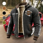 Two-Wheel Freedom Fleece-Lined Hooded Jacket, High-Density Comfort Fleece HVN1452HD - Grey