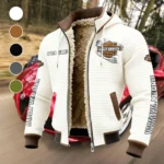 Two-Wheel Freedom Fleece-Lined Hooded Jacket, High-Density Comfort Fleece HVN1452HD - White